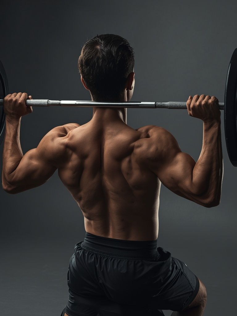 Barbell Rear Delt Row