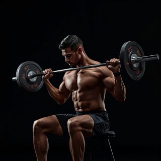 Barbell Seated Calf Raise