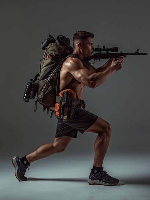 Hunting, Hiking with Hunting Gear