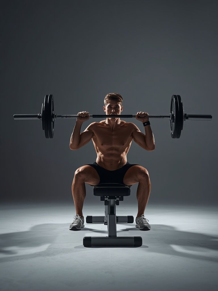 Barbell Squat To A Bench