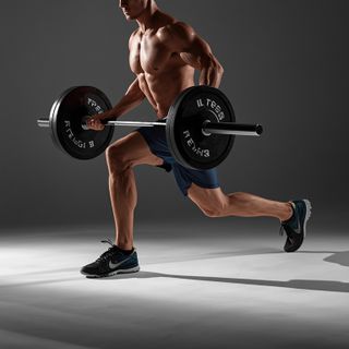 Barbell Walking Lunge