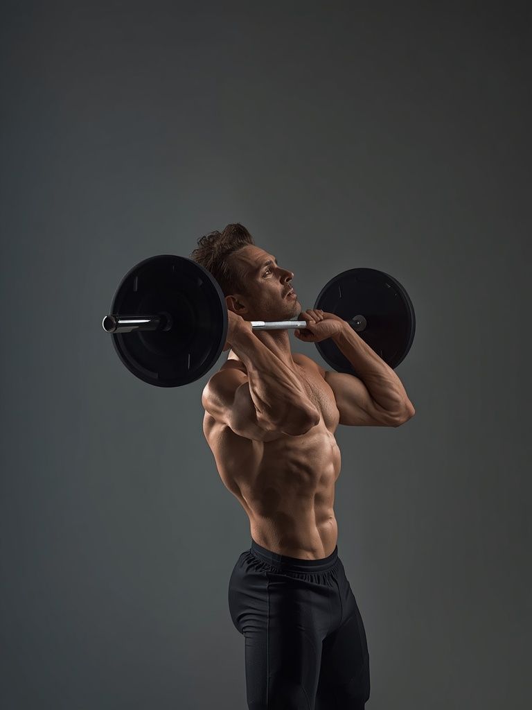Bent Over One-Arm Long Bar Row