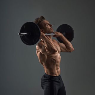 Bent Over One-Arm Long Bar Row