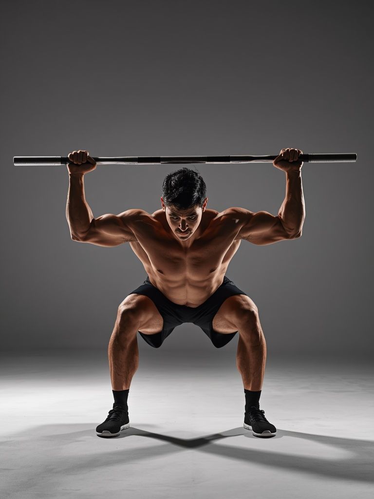 Bent Over Two-Arm Long Bar Row