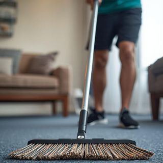 Cleaning, Sweeping Carpet or Floors, General