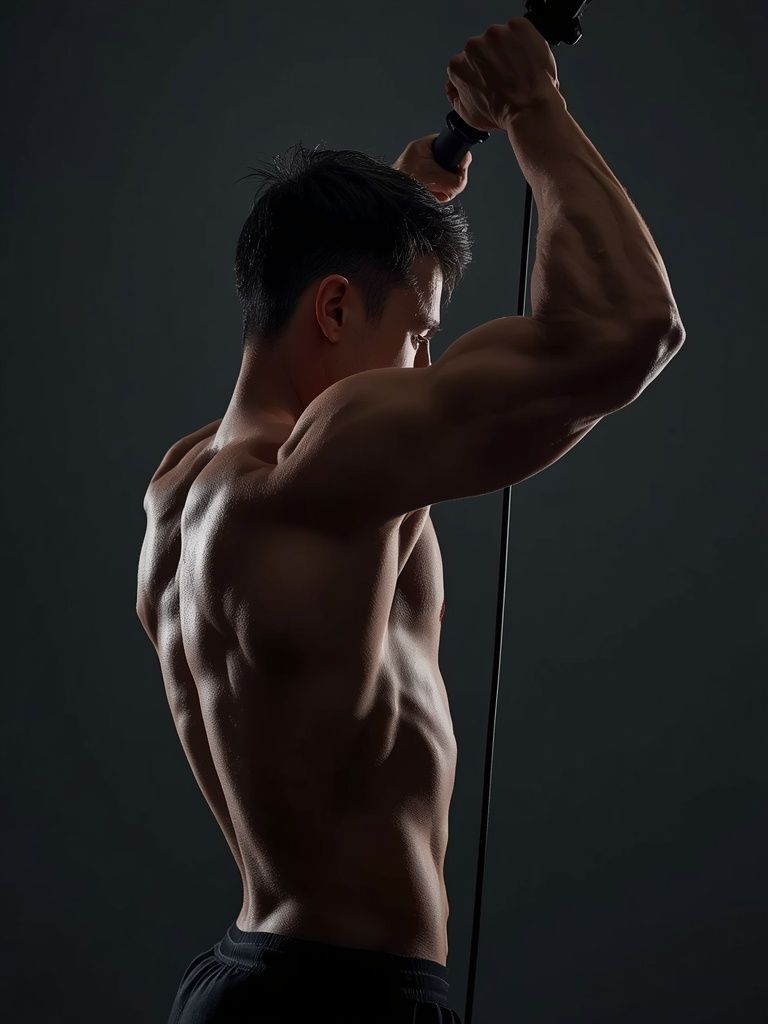 Cable One Arm Tricep Extension