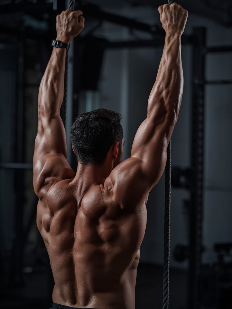 Cable Rope Overhead Triceps Extension