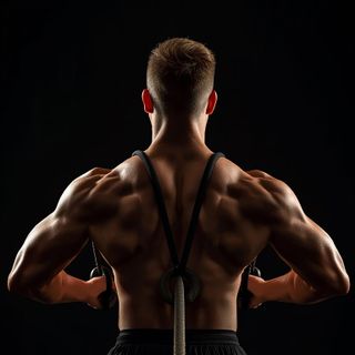 Wyciąg Rope Rear-Delt Wiosłowanies