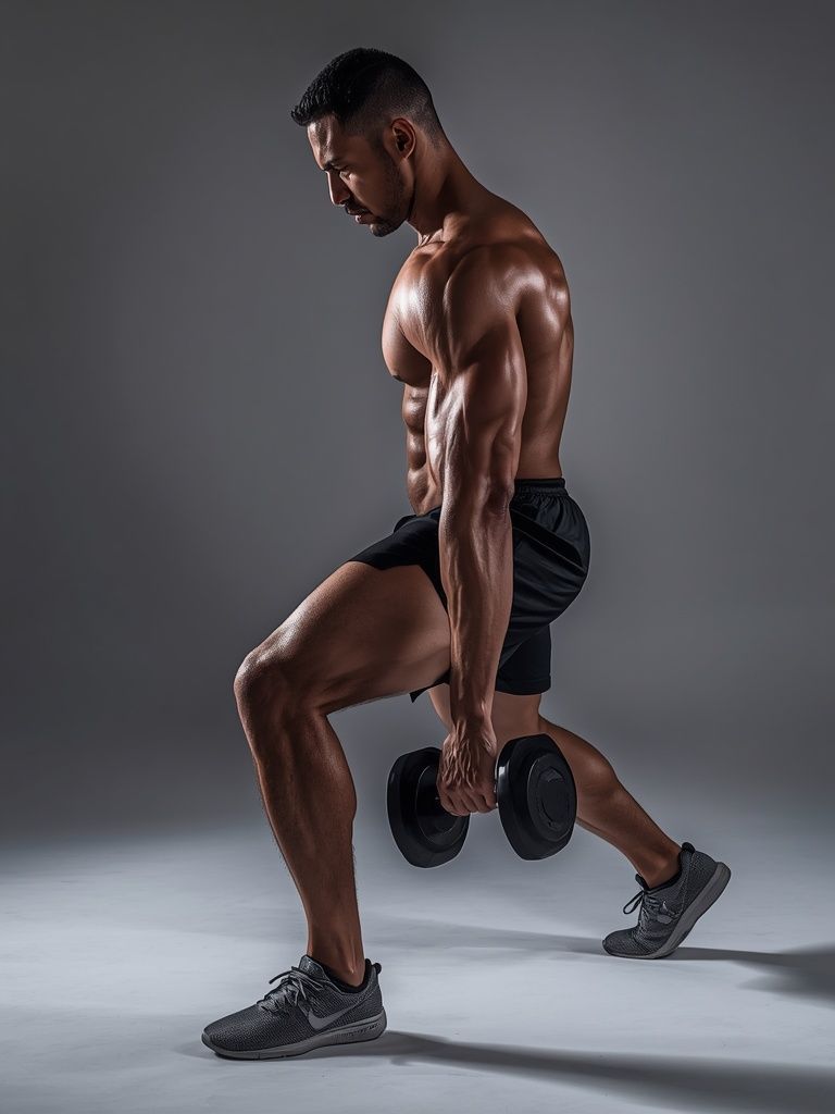 Calf Raise On A Dumbbell