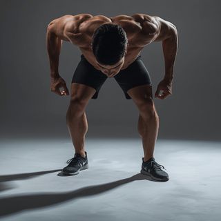 Chest Push from 3 point stance