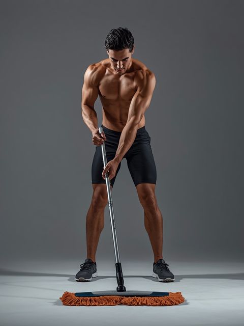 Cleaning, Mopping, Standing, Moderate Effort