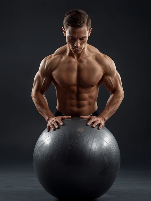 Chest Stretch on Stability Ball