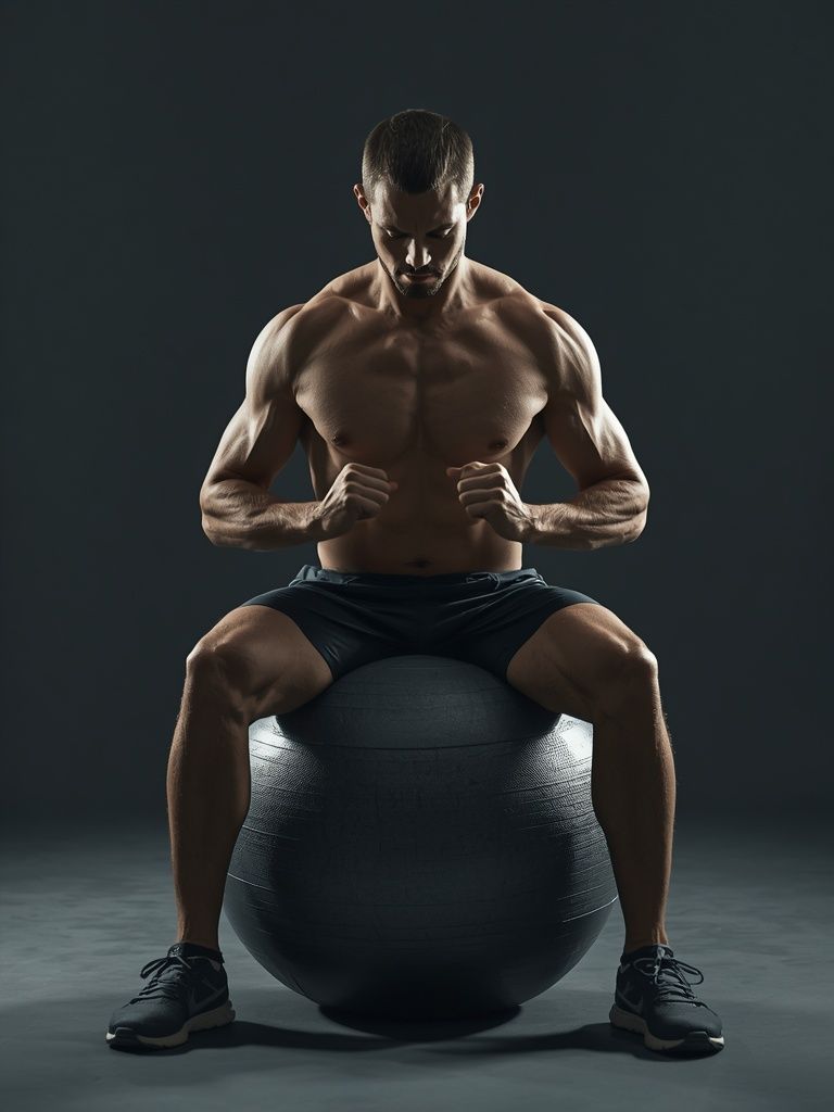 Chest Stretch on Stability Ball