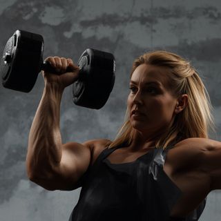 Decline Dumbbell Triceps Extension