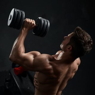 Decline Dumbbell Triceps Extension
