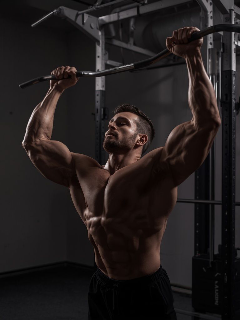 Decline EZ Bar Triceps Extension