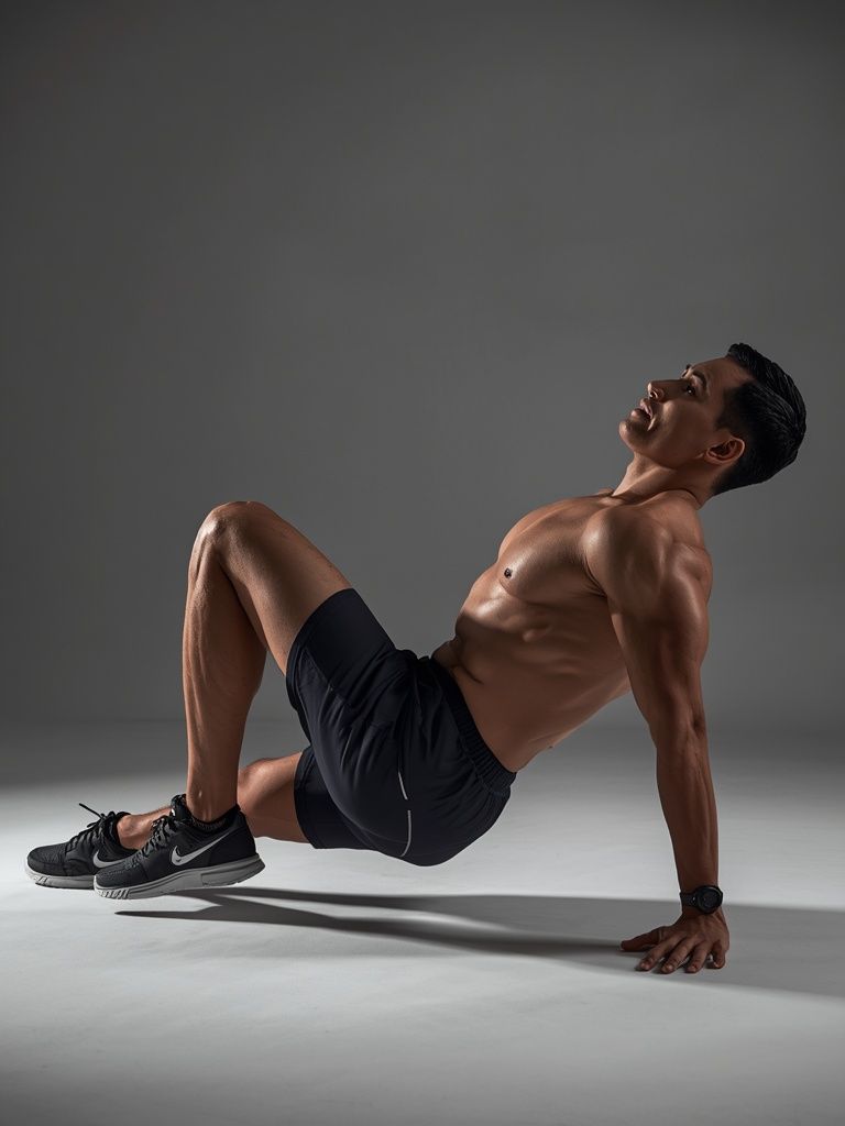 Decline Oblique Crunch