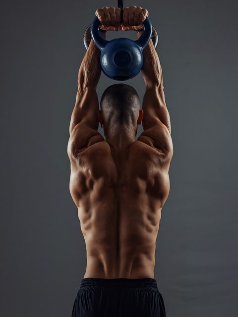 Double Kettlebell Alternating Hang Clean