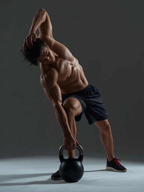 Double Kettlebell Windmill