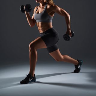 Dumbbell Lunges