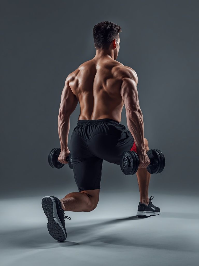 Dumbbell Rear Lunge