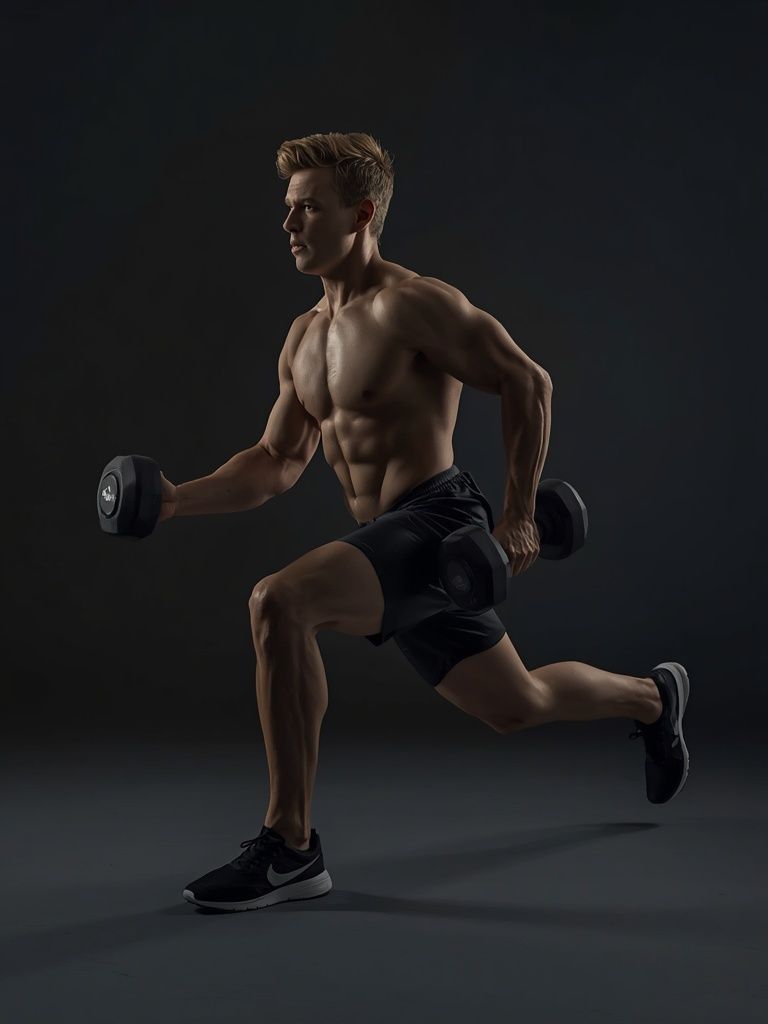 Dumbbell Rear Lunge