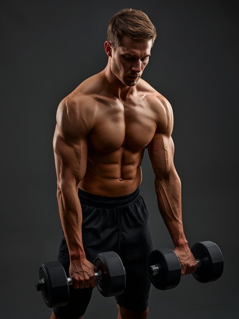Dumbbell Scaption