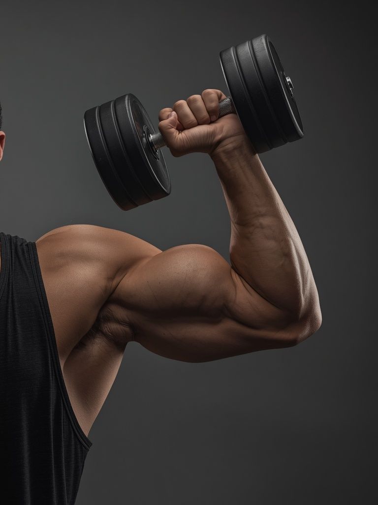 Dumbbell Tricep Extension -Pronated Grip
