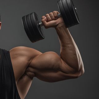 Dumbbell Tricep Extension -Pronated Grip