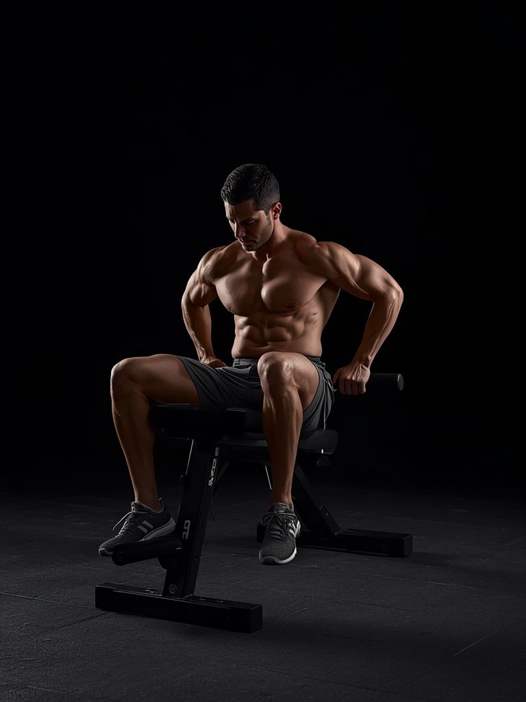 Flat Bench Leg Pull-In