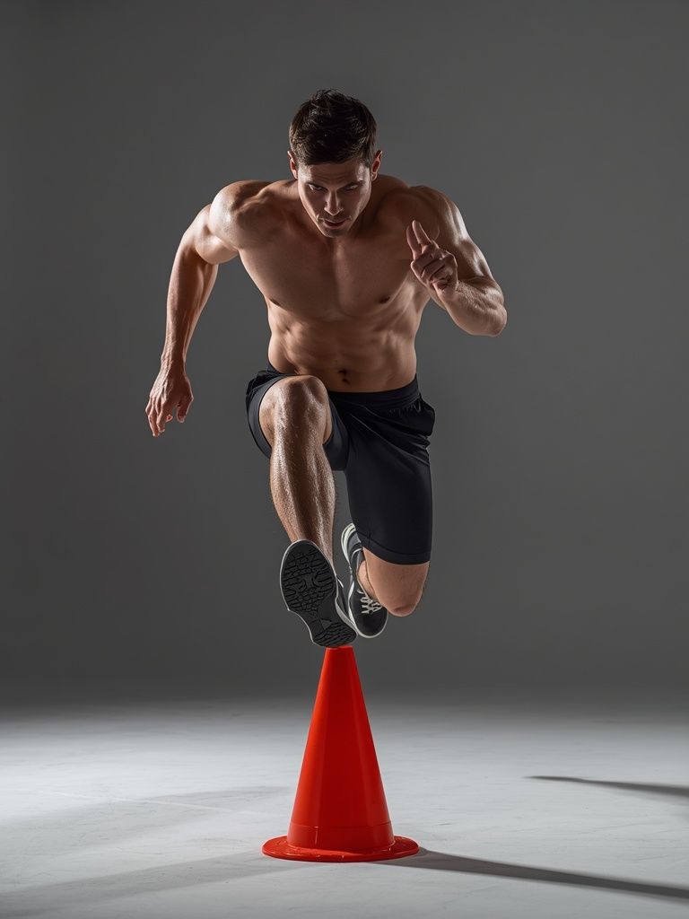 Front Cone Hops (or hurdle hops)