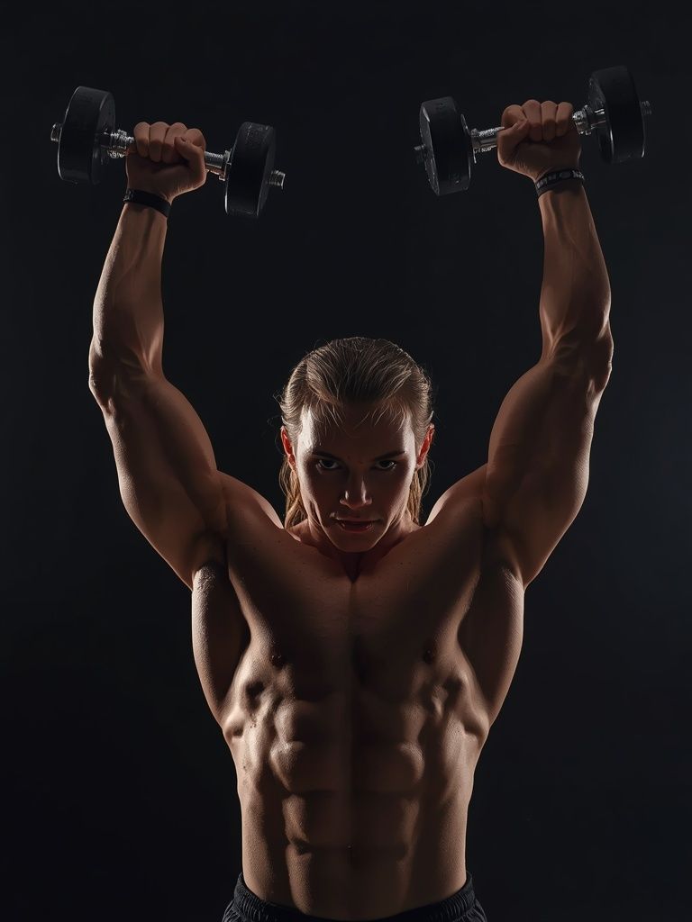 Front Two-Dumbbell Raise