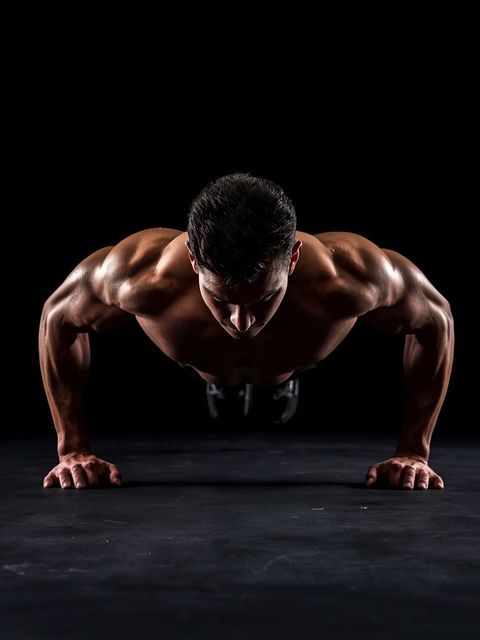 Incline Push-Up Close-Grip