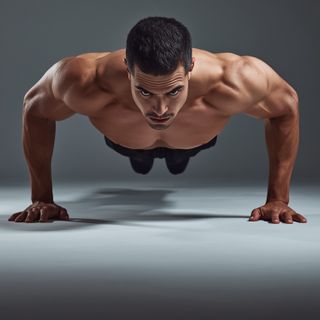 Incline Push-Up Close-Grip