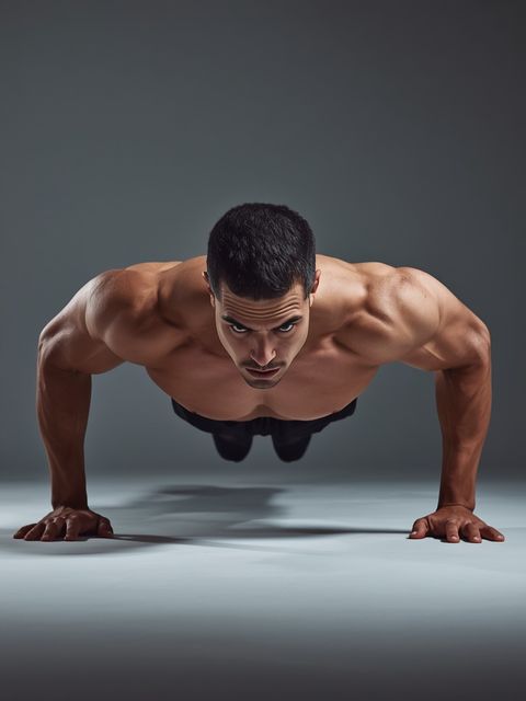 Schrägbank Push-Up Close-Grip