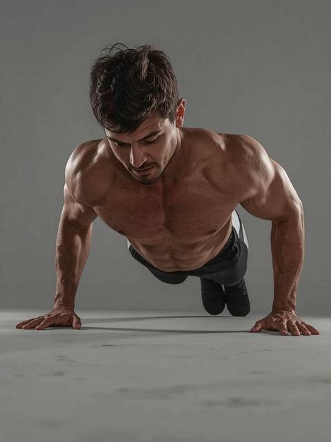 Incline Push-Up Reverse Grip