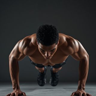 Na ławce skośnej Push-Up Wide