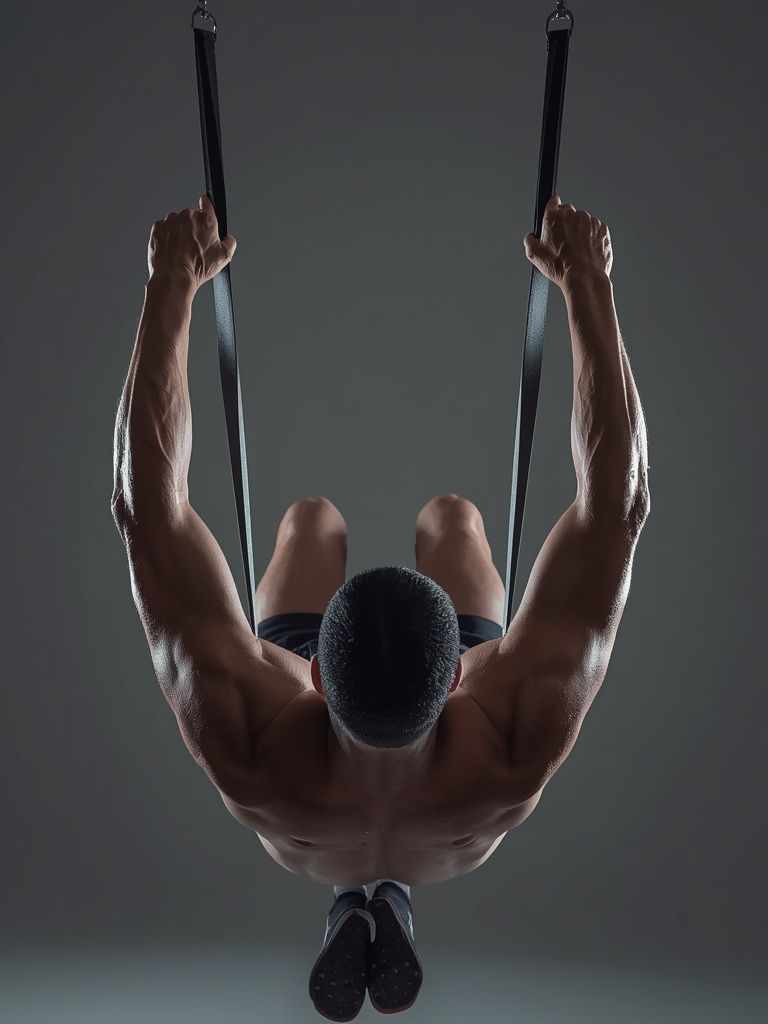 Inverted Row with Straps