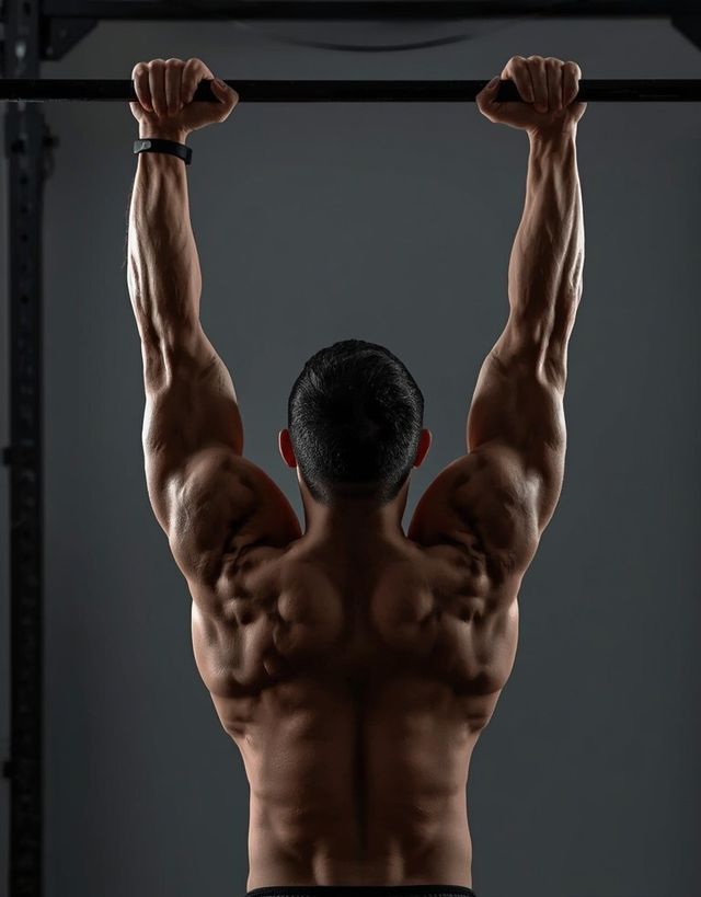 Żelazny krzyż z hantlami na barki (Dumbbell Iron Cross)
