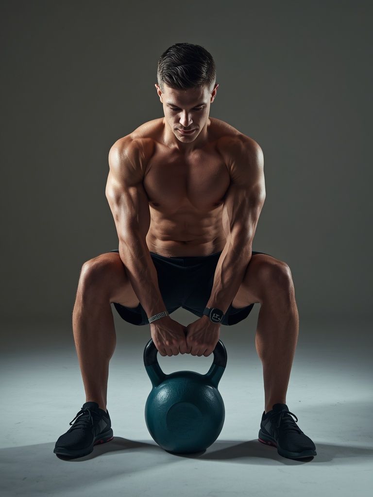 Kettlebell Seated Press