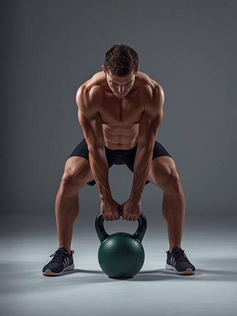 Kettlebell Seesaw Wyciskanie