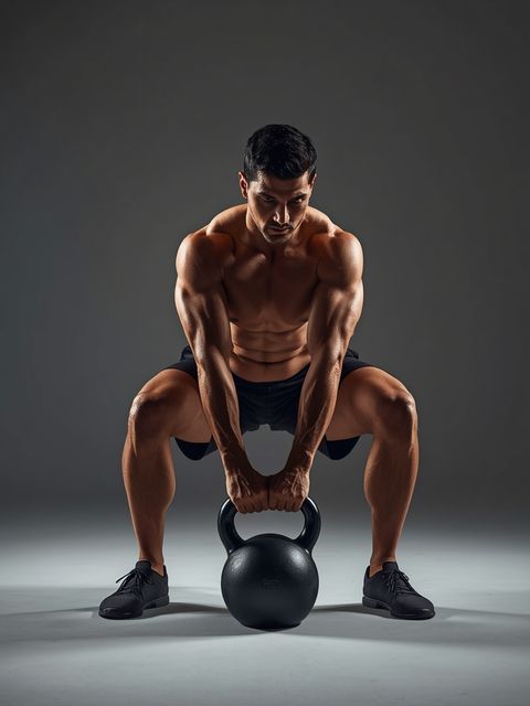 Kettlebell Turkish Get-Up (Kniebeuge style)
