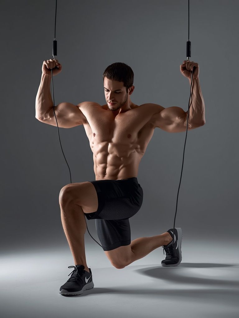 Kneeling Kabelzug Triceps Streckung