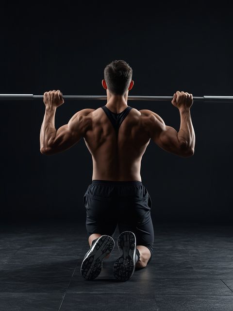 Kneeling High Pulley Rudern