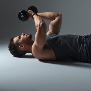Lying Dumbbell Tricep Extension