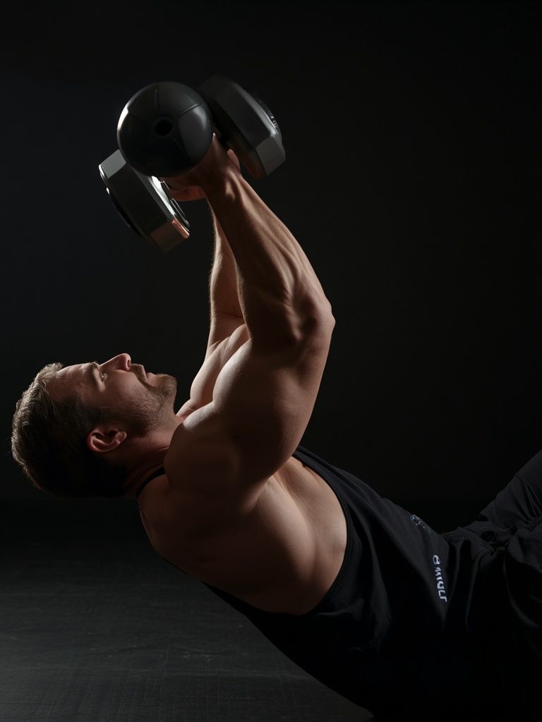 Lying Dumbbell Tricep Extension