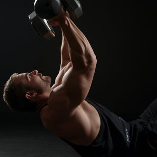 Lying Dumbbell Tricep Extension
