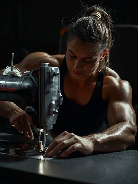 Sewing with a Machine