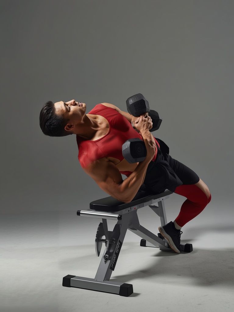 One-Arm Flat Bench Dumbbell Flye