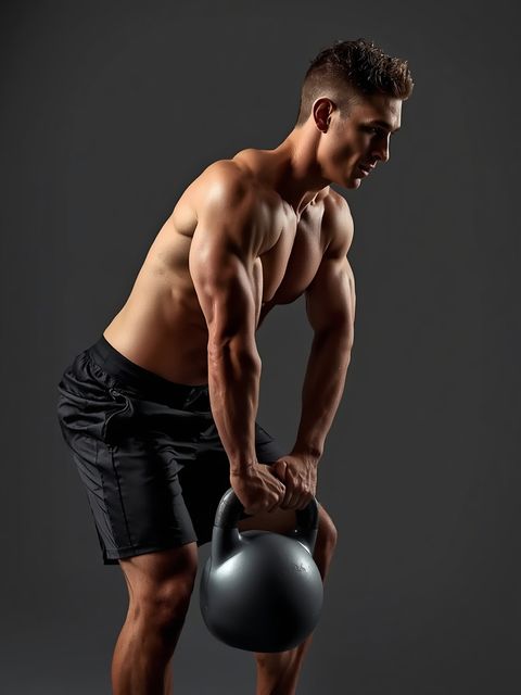 One-Arm Kettlebell Clean and Jerk